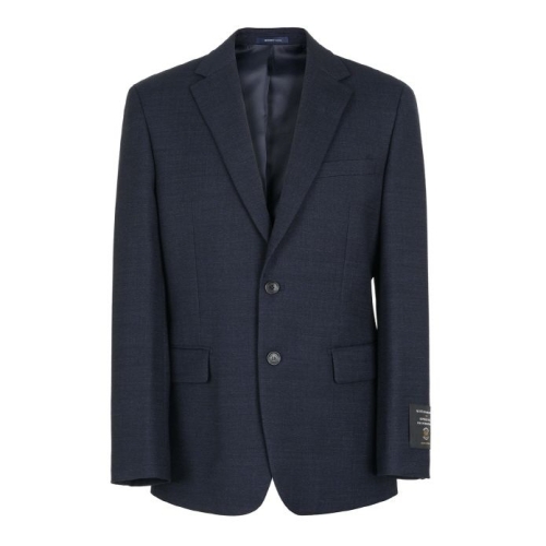 바쏘옴므 울 블렌디드 슬림핏 인디고 자켓 WSX4JW60A