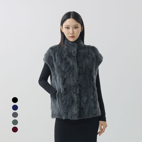 KARRA 리얼밍크100%캡슬리브베스트_A5W0005