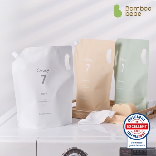 밤부베베 오롯이 세븐 아기세탁세제 리필형 1L