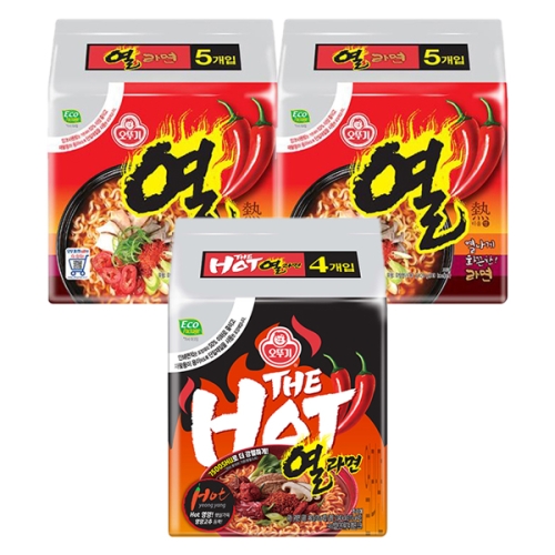오뚜기  더핫열라면4개 + 열라면10개