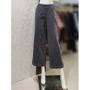 벨라디터치 V3F3SL25 와이드핏 그레이 데님