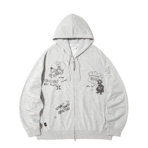 인터크루 남성 키치후드집업가디건 ITZ3DH01AMG