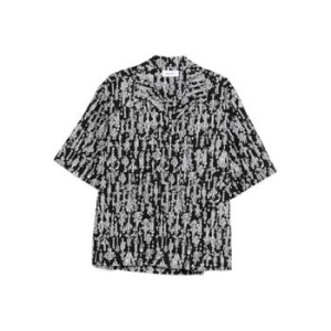 알렉산더맥퀸 crystal pattern short sleeve shirt 847306QOABN T