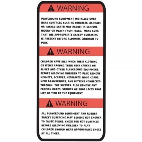 놀이터  안전 스티커 경고 스티커 470631