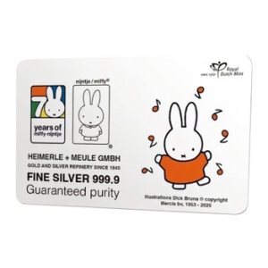 미피 70주년 실버바 1g[1개] 이미지 138119133