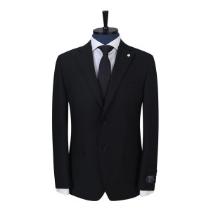 지이크 F/W 프리미엄 이태리 레다 수입원단 블랙 기본정장 수트_PJ20070