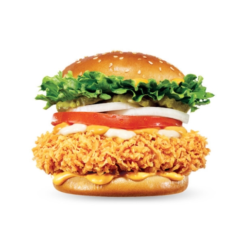 맘스터치 와우스모크디럭스버거 단품