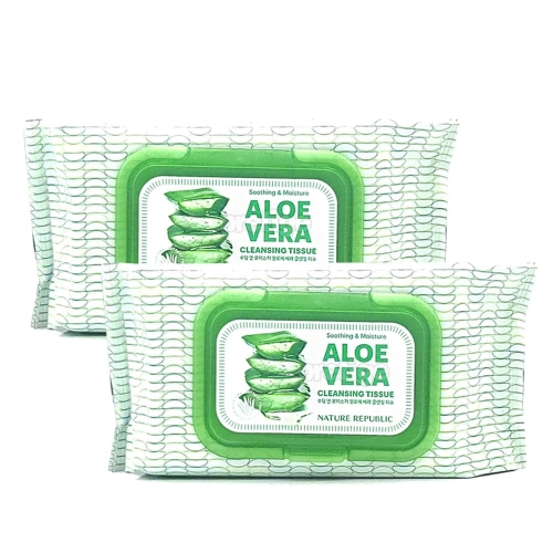 네이처리퍼블릭 알로에베라 클렌징 티슈 80매