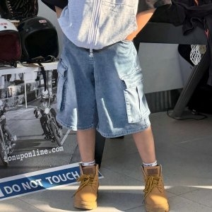 더데이걸 빅 카고 데님팬츠 TGTH25S1E_7358