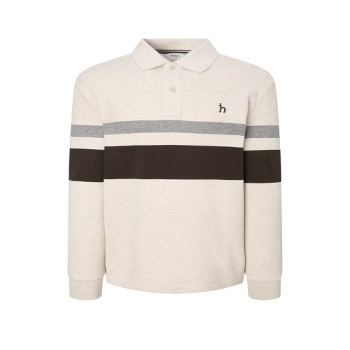 헤지스 남성 컬러블럭 캐주얼 폴로 셔츠_HZTS5D532I2