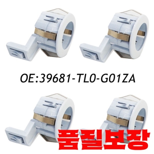 혼다  도요타 어코드 39681-TL0-G01ZA PDC 주차 센서 리테이너 흰색 4 개