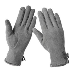 체리쉬 여성용 그레이 터치 리본 장갑 여성 여자 겨울 WFG29AD