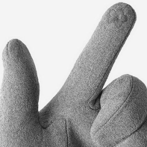 체리쉬 여성용 그레이 터치 리본 장갑 여자 여성 WFG11JI