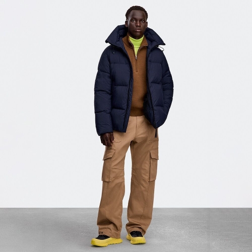 캐나다구스 남성 크로프톤 푸퍼 매트 Light Navy_Q256AMDB05LNN