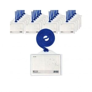 에이치플러스몰 50개입 가로형목걸이끈명찰 목걸이끈 가로형 명찰 WFI0QK0 302586