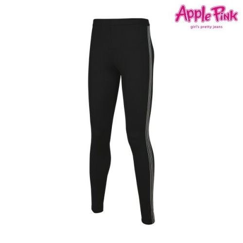 애플핑크 두줄 TAPE 레깅스 AP1YO601GSB