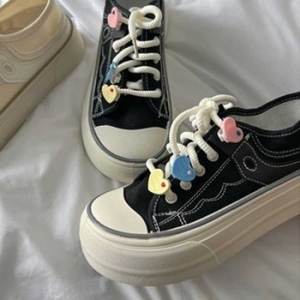 참 장식 여자 친구 통굽 스니커즈 운동화 선물 코디 WFJIX3L