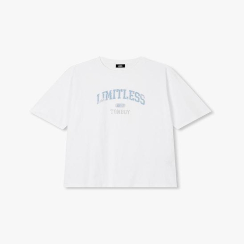 오프화이트 STUDIO TOMBOY MEN LIMITLESS 프린트 하프슬리브 티셔츠 91M5322732