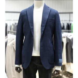 지이크 F/W 최고급 이태리 프리미엄 원단 네이비 비지니스 캐주얼자켓_PFE4001
