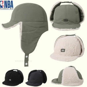 NBA 공용 겨울 방한모자 귀달이 군밤 플리스 양면 뽀글이 롱 이어플랩 모자 55_AP122P