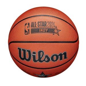 올스타  윌슨 Wilson NBA 2024 인디애나폴리스 레플리카 볼 WZ2015501XB 유니 농구공 오렌지 7 EU