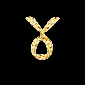 LG전자 트윈스 x 마루는강쥐 패턴 반다나 옐로우 Tw Maru is a Puppy Pattern Bandana Yellow 954..