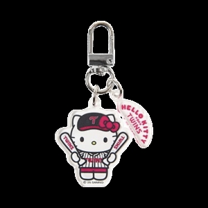 LG전자 트윈스 x 헬로 키티 아크릴 키링 배트 응원 Tw Hello Kitty Acyrlic Keyring Bat Cheering..