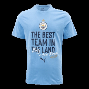 푸마  축구 의류 유니폼 맨시티 2022/23 챔피언스리그 위너스 티 77868404 Team Light Blue
