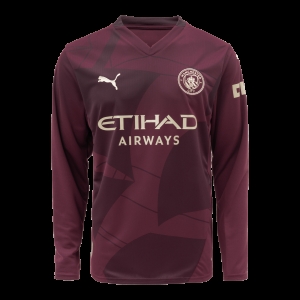 푸마  축구 의류 유니폼 맨시티 2024/25 써드 저지 LS 77509703 Dark Jasper