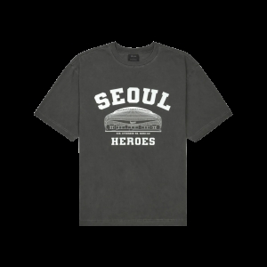 KBO  볼파크 티셔츠 서울 히어로즈 차콜 그레이 Ball Park 티셔츠Seoul Heroes Charcoal Grey 955129