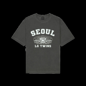 KBO  볼파크 티셔츠 서울 LG 트윈스 차콜 그레이 Ball Park 티셔츠Seoul Tw Charcoal Grey 955127