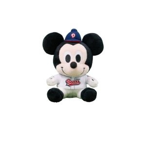 KBO  x 디즈니 미키 플러시 키링 두산 베어스 Mickey Plush Keyring Doosan Bears 954877