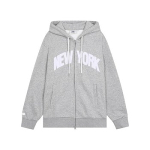 NBA M 바람막이 KQC N243TJ041P-1M NYK 아치 레터링 후드 집업