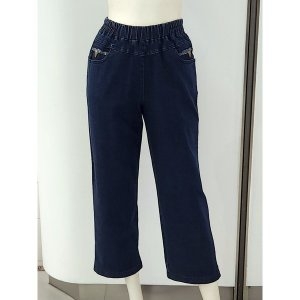 벨라디터치 삼각패치 포인트 데님 팬츠 V3F3SL27