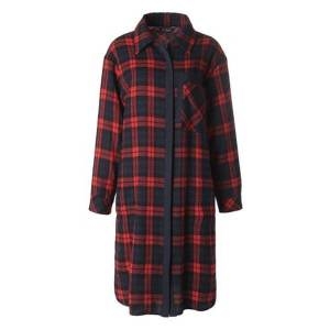 펠리체조수니 루즈핏 체크 자켓 EFLFL309