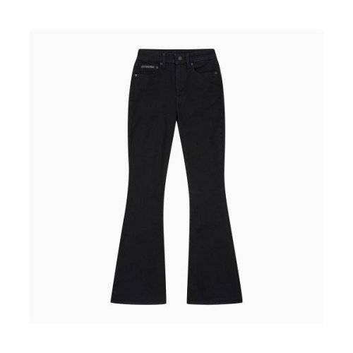 캘빈클라인 ltgt 진 CALVIN KLEIN JEANS 여성 하이라이즈 플레어 블랙 데님 47D746G JW4 47D746GJW4 ..