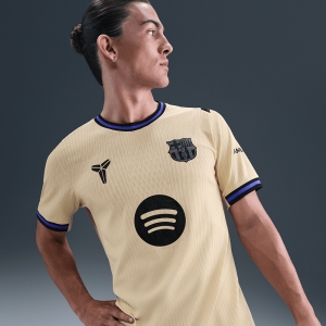 나이키  축구 의류 유니폼 FC 바르셀로나 코비 2025/26 어웨이 ADV 매치 저지 HJ4554784 팀 골드/팀 골드