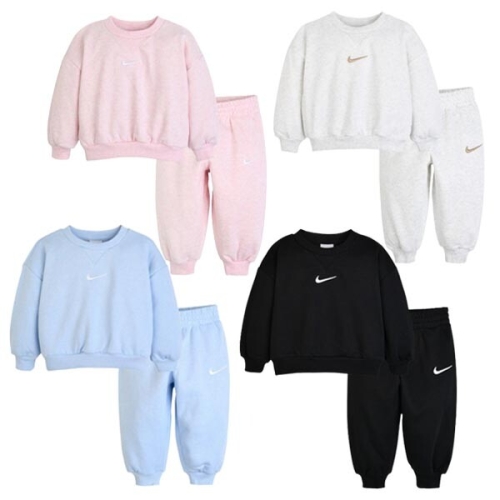나이키키즈 돌-7세 플리스맨투맨세트 약기모 셋업 상하세트 A254ST888P 조카선물 플레이키즈CH