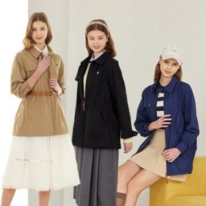 비버리힐즈폴로클럽 여성 클래식 코튼 블렌드 재킷_638412