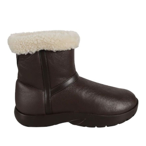 보테가베네타 폰던트 가죽 시어링 라이닝 플랫 부츠 810810 V4WB02191