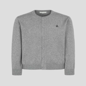 빈폴 남성 울 혼방 라운드 카디건 그레이_BC595AP023