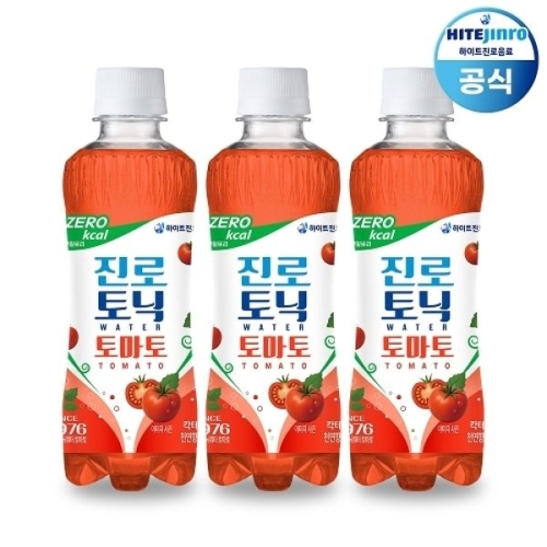 하이트진로 진로 토닉워터 제로 토마토 300ml
