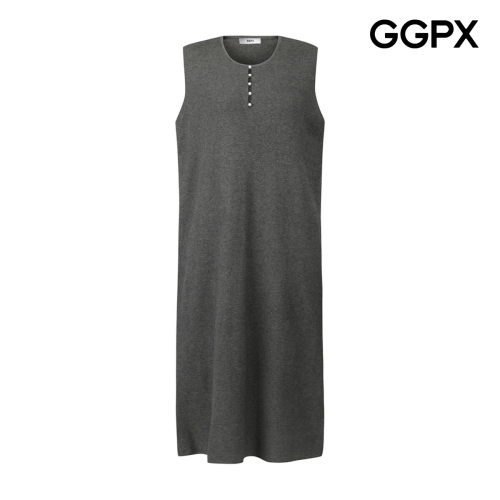 연승어패럴 GGPX 진주 버튼넥 민소매 니트 원피스 GP9OP008F