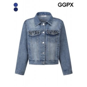 스터드 지지피엑스 포켓 디테일 데님 자켓 GP9JK013F