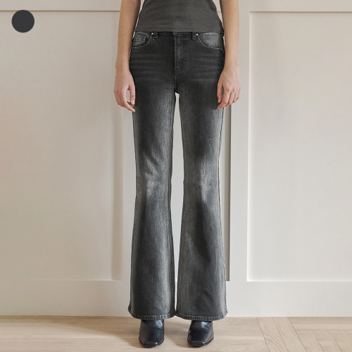 게스 OP3D5317 브러쉬 포인트 블랙 플레어 붓컷