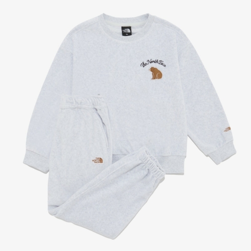 노스페이스키즈 애니메이트 스웻 세트 (NM5MR62S)