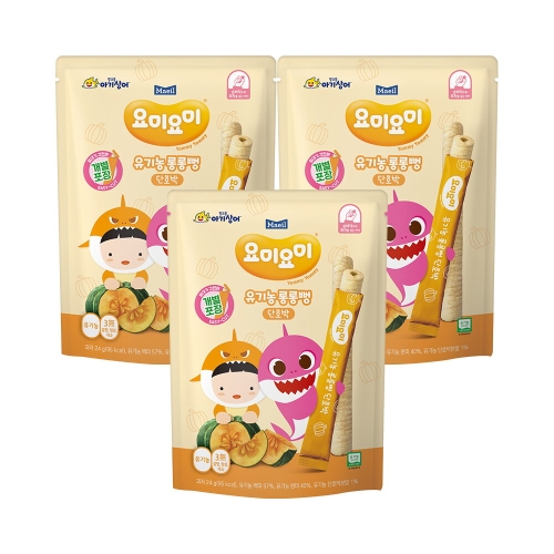 요미요미 유기농 롱롱뻥 단호박 24g