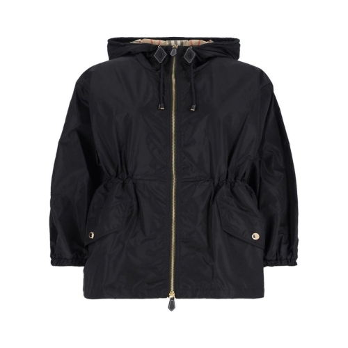 버버리 여성 웨이스트 스트링 후드 윈드브레이커 8113522