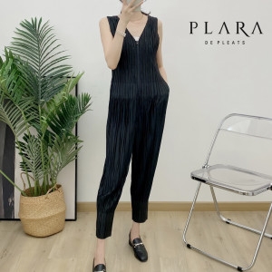 카라임플란트 플라라 센터집업플리츠점프수트_PK3MOP017C