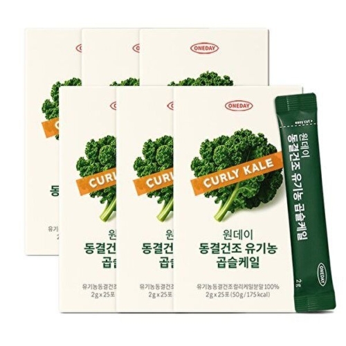 데이즈온 원데이 동결건조 유기농 곱슬케일 25포